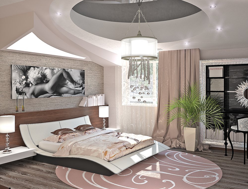 Фото современных спален в частном доме фото